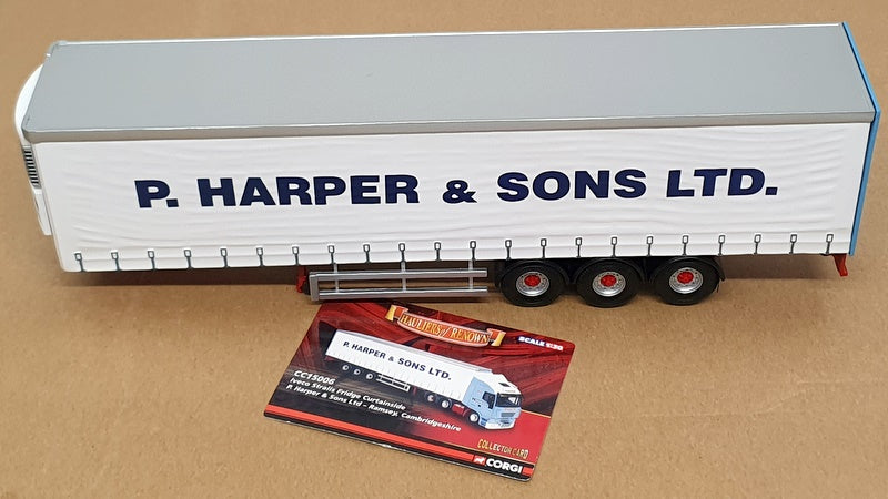 Corgi 1/50 Scale CC15006 - R. Harper & Sons Ltd. Fridge Curtainside TRAILER ONLY