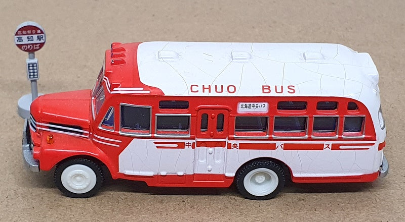 Targa 1/110 Scale 654 - Showa Omohide Bus Japan Transport - Red/White