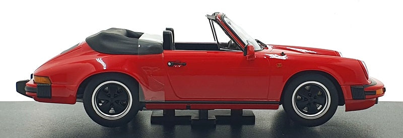 KK 1/18 Scale Diecast KKDC180752 - 1983 Porsche 911 SC Cabrio - Red