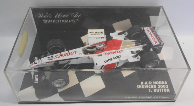 Minichamps F1 1/43 Scale - 400 030087 HONDA SHOWCAR J.BUTTON 2003