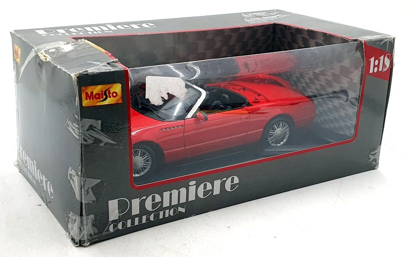 Maisto 1/18 Scale Diecast 31866A - Ford Thunderbird Show Car - Red