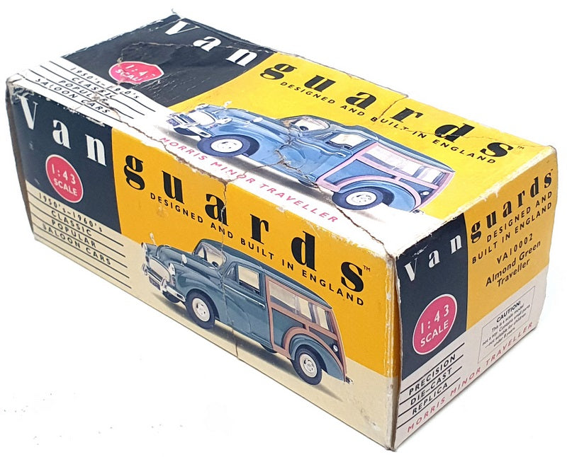 Vanguards 1/43 Scale VA10002 - Morris Minor Traveller - Almond Green