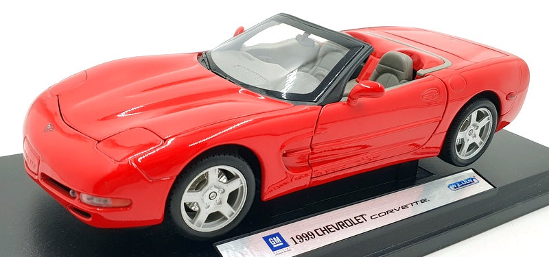 Welly 1/18 Scale Diecast 2111 - 1999 Chevrolet Corvette - Red