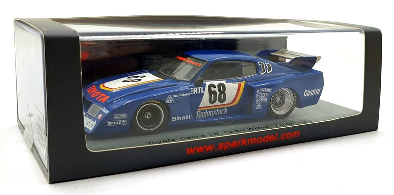 Spark 1/43 Scale S7700 - Toyota Celica LB #68 Turbo Winner Zolder 1977