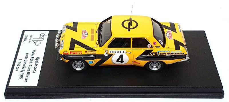 Trofeu 1/43 Scale dsn1:43-81 - Opel Ascona #4 Monte Carlo 1975 - Yellow/Black