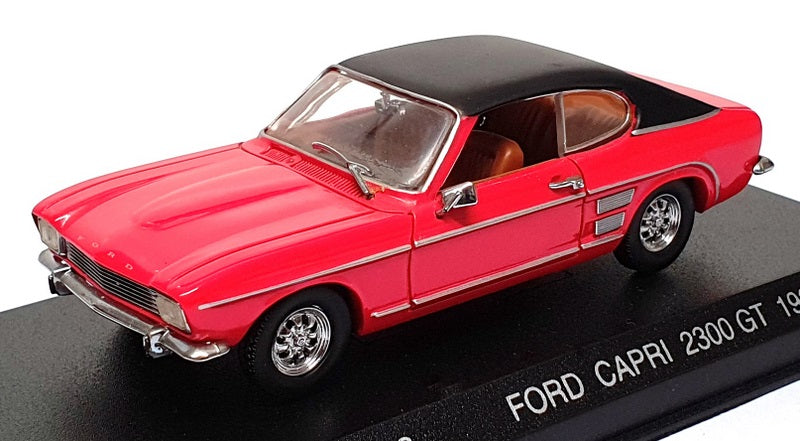 Detail Cars 1/43 Scale ART303 - 1969 Ford Capri 2300 GT - Red/Black