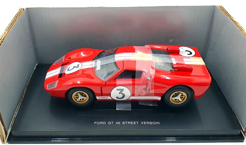 Eagles Race 1/18 Scale Diecast 174002 - Ford GT40 #3 Red/White Le Mans