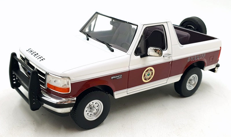 Greenlight 1/18 Scale 19103 - 1994 Ford Bronco XLT Absaroka County Sheriff