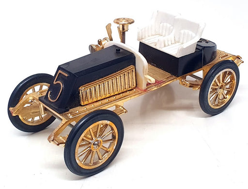 Nacoral Appx 15cm Long Plastic Toy Car 1002 - 1903 Renault - Gold/Black