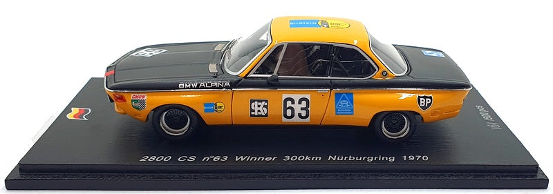 Spark Model 1/43 Scale SG018 - BMW 2800 #63 1st 300km Nurburgring 1970