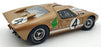 Exoto 1/18 Scale Diecast 18046 - Ford GT40 MKII 1966 Le Mans #4 Gold