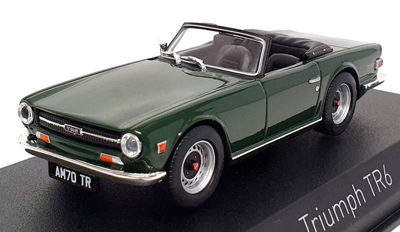 Norev 1/43 Scale Diecast 350093 - 1970 Triumph TR6 - English Green