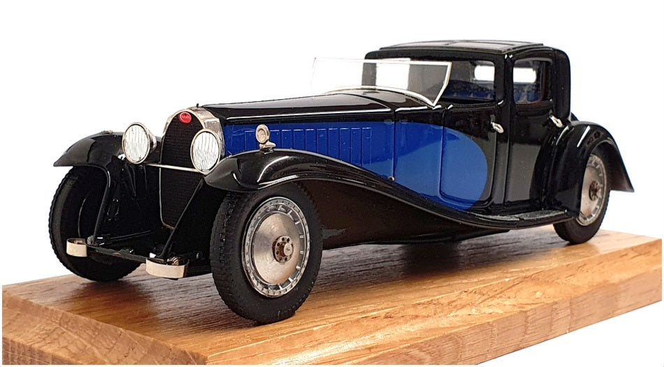 Heco Miniatures 1/43 Scale 371M - 1930 Bugatti Royale Coupe du Patron Black/Blue