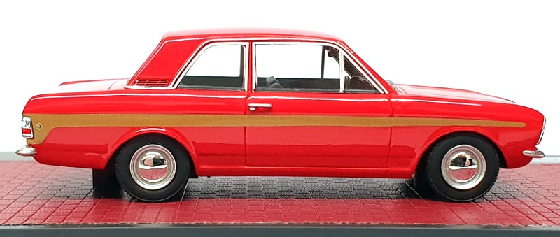 Matrix 1/43 Scale MX40603-102 - 1966-70 Ford Cortina Lotus MkII - Red/Met Gold