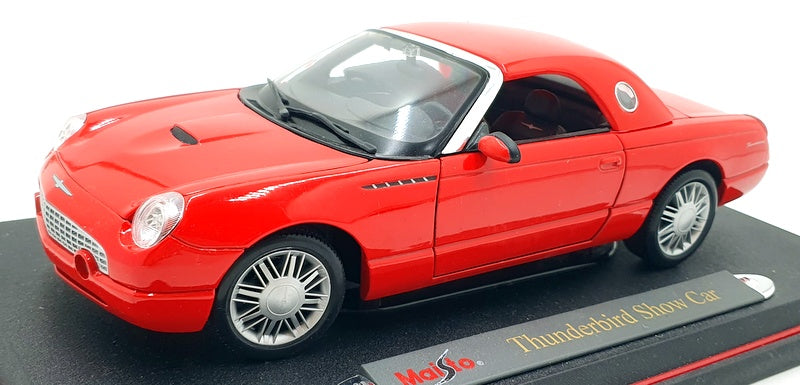 Maisto 1/18 Scale Diecast 31866A - Ford Thunderbird Show Car - Red