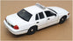 Classic Metal Works 1/24 Scale 2624E - Ford Crown Victoria Police Car - White