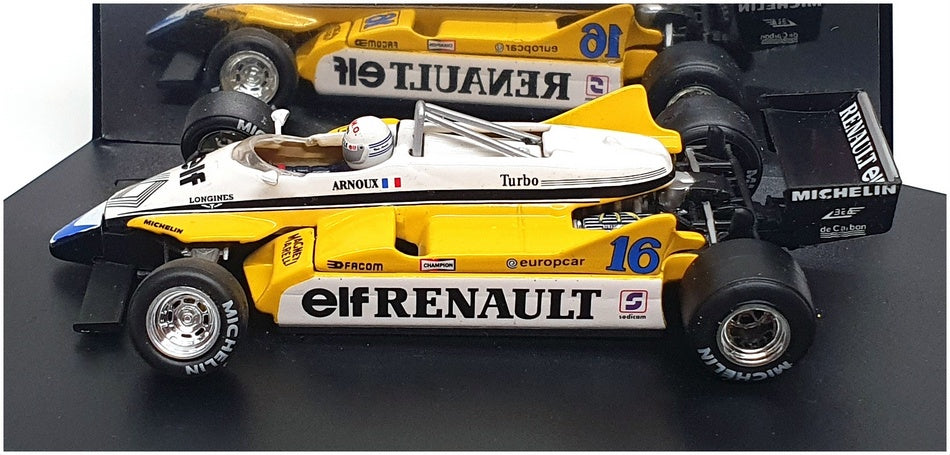 Quartzo 1/43 Scale 4034 - F1 Renault RE30B 1st #16 French GP 1982 Rene Arnoux