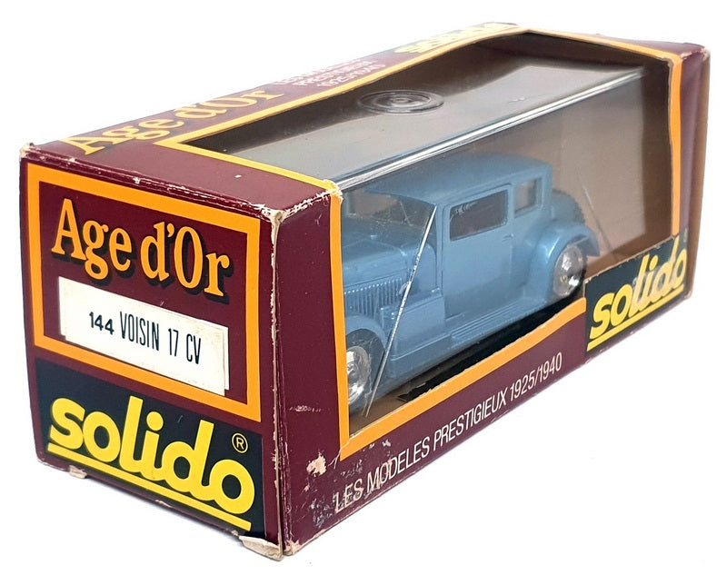 Solido 1/43 Scale Diecast 144 - 1934 Voisin 17CV "Carene" - Met Lt Blue