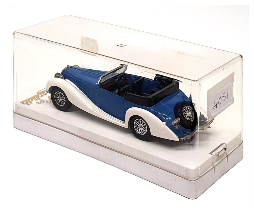 Solido 1/43 Scale Diecast 4051 - Delage Coupe - Blue/White