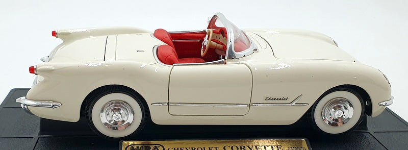 Mira 1/18 Scale Diecast 05403 - 1953 Chevrolet Corvette - White