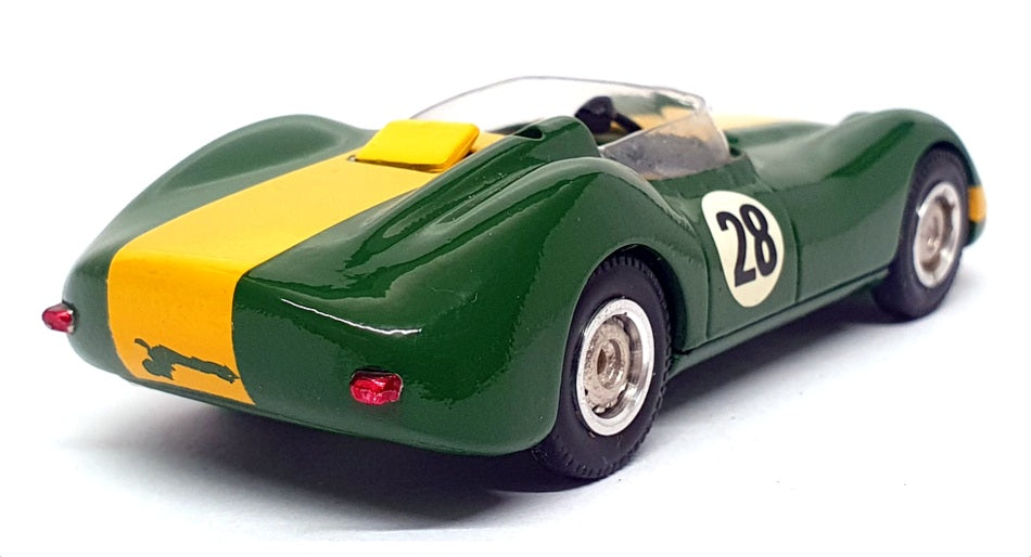 Western Models 1/43 Scale Built Kit CBT42 - 1958 Lister Jaguar Race Car #28