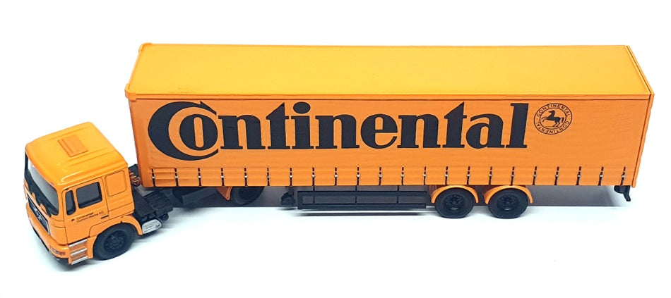 Corgi 1/50 Scale 75802 - MAN Curtainside Truck (Continental) Orange