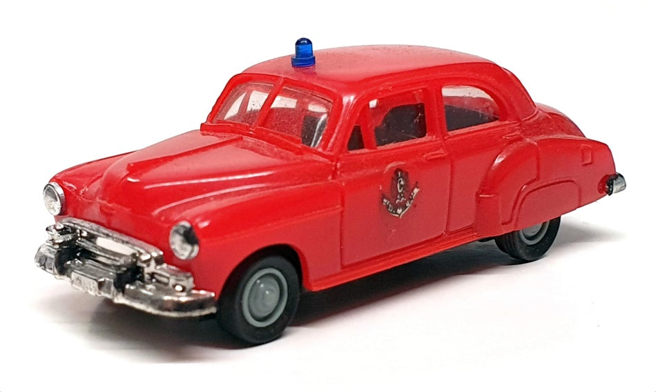 Verem 1/87 Scale 4003 - 1950 Chevrolet Fire Chief Car - Red