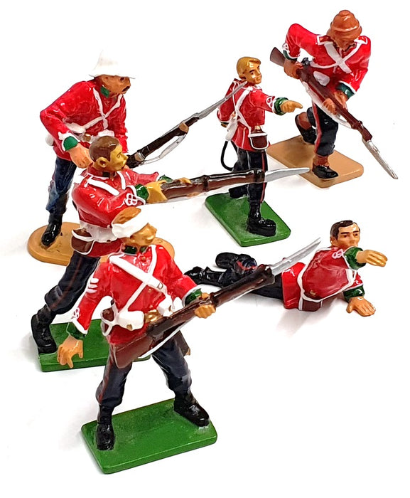 Britains 54mm Toy Soldiers 40177 - Zulu Wars Holding The Line 24th Foot