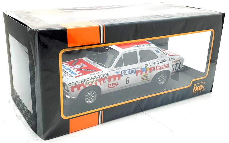 IXO Models 1/18 Scale 18RMC141LQ Ford Escort MK1 RS #6 1974 H.Mikkola