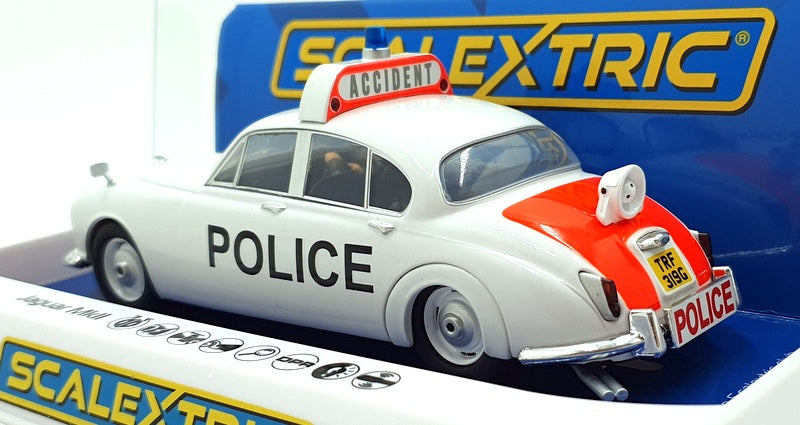 Scalextric 1/32 Scale Slot Car C4420 - Jaguar MkII - Police Edition