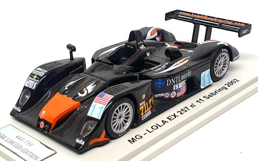 Spark 1/43 Scale SCMG04 - MG LOLA Sebring 2002 #11 Knight/Hawkins - Black