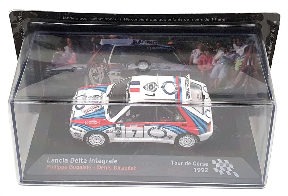 Altaya 1/43 Scale 7824B - Lancia Delta Integrale #7 Tour De Corse 1992