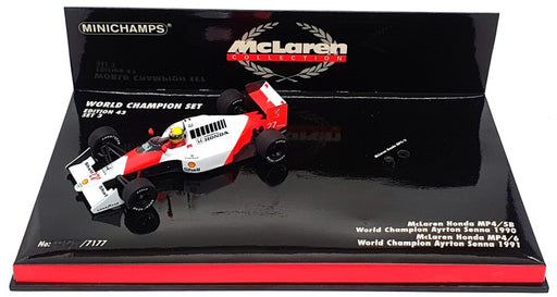 Minichamps 1/43 Scale 402909101 - F1 McLaren World Champion Set 3 Senna 1990-91