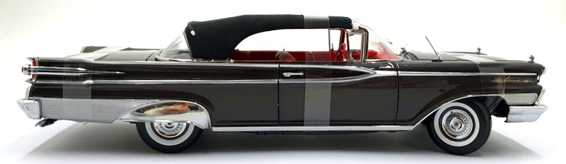 Sun Star 1/18 Scale 5166 - 1959 Mercury Park Lane Cl Convertible - Met. Black