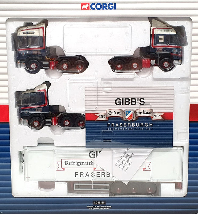 Corgi 1/50 Scale CC99125 - Fraserburgh Commemorative 4 Piece Truck Set Gibb's