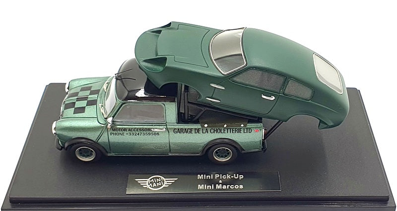 Matrix 1/43 Scale MXMM430021 - Mini Pick Up Mini Marcos - Met. Green