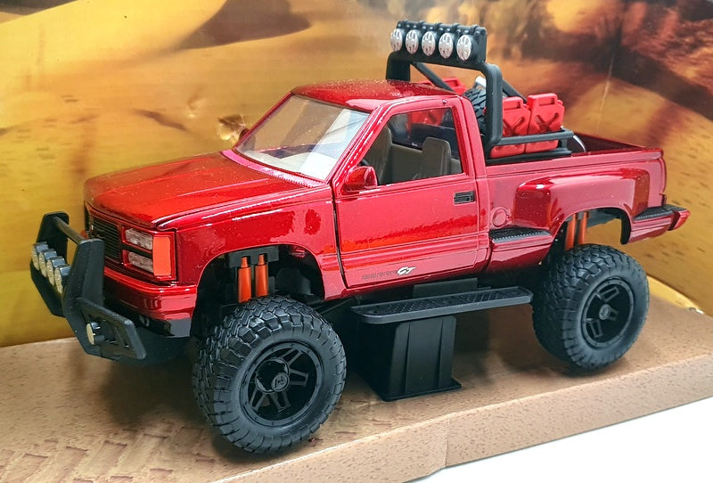 Motor Max 1/24 Scale Diecast 79130 - 1992 GMC Sierra GT Pickup - Dark Red