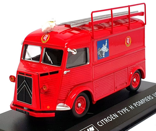 Altaya 1/43 Scale A5720 Citroen Type H Pompiers Usine Fire Truck Michelin - Red