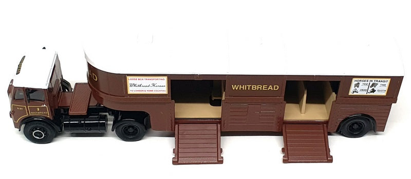 Corgi 1/50 Scale 27701 - Seddon Atkinson Horse Transporter (Whitbread) Brown