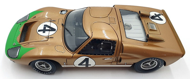 Exoto 1/18 Scale Diecast 18046 - Ford GT40 MKII 1966 Le Mans #4 Gold