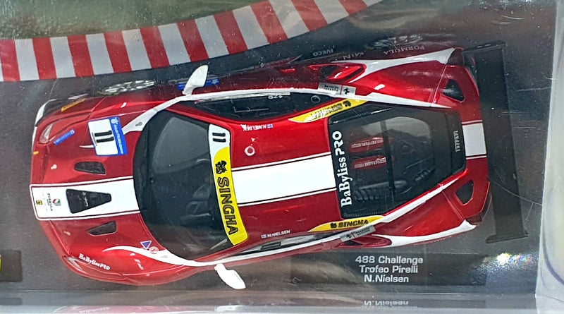 Altaya 1/43 Scale 30424O - Ferrari 488 Challenge #11 Trofeo Pirelli - Red