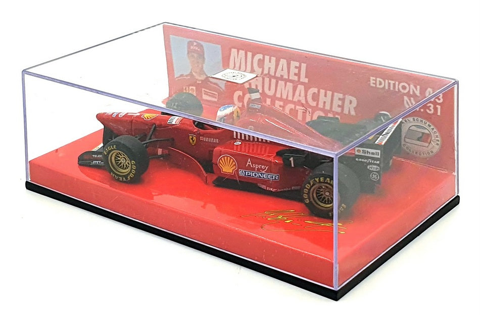 Minichamps 1/43 Scale 510964321 - F1 Ferrari F 310/2 #1 Schumacher - Red