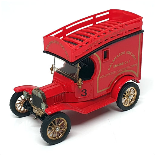 Corgi 9cm Long Diecast 875 - Ford Model T Van (Kalamazoo Fire Dept.) Red