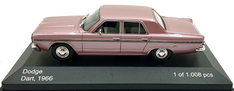 Whitebox 1/43 Scale Diecast WB186 - 1966 Dodge Dart - Met. Light Violet