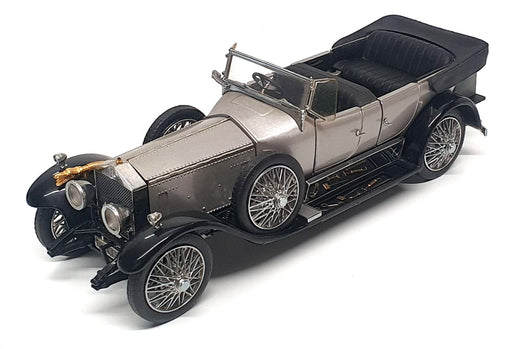 Franklin Mint 1/24 Scale B11RS11 - 1925 Rolls Royce Silver Ghost - Silver/Black