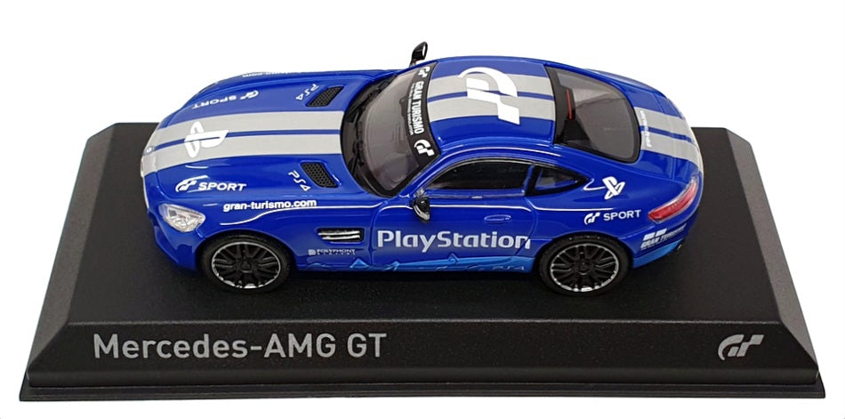 Norev 1/43 Scale 7028494 - Mercedes Benz AMG GT Playstation - Blue