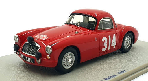 Bizarre 1/43 Scale BZ524 - MG A #314 Monte Carlo Rally 1962