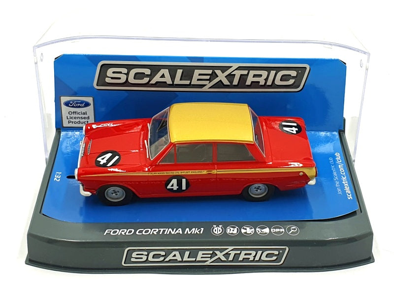 Scalextric 1/32 Scale Slot Car C3870 - Ford Cortina MkI #41 1965 ETCC 500Km