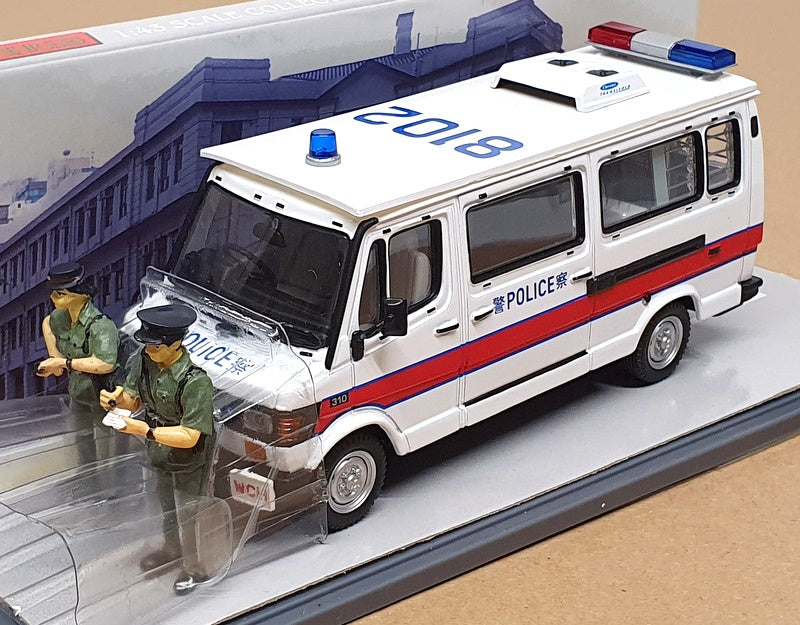 Corgi 1/43 Scale CC02201 - Mercedes Benz 310 Van Royal Hong Kong Police - White