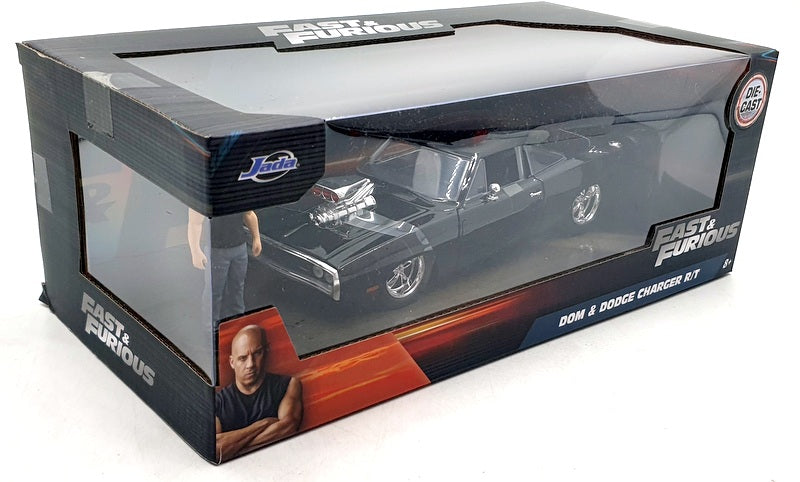 Jada 1/24 Scale Diecast 35907 - Dom And Dodge Charge R/T Black Fast & Furious